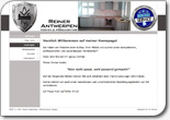 Screenshot von der Website von Reiner Antwerpen - Küchen- und Möbelmontage